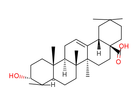 Molecular Structure of 25499-90-5 (3-Epioleanolic acid)