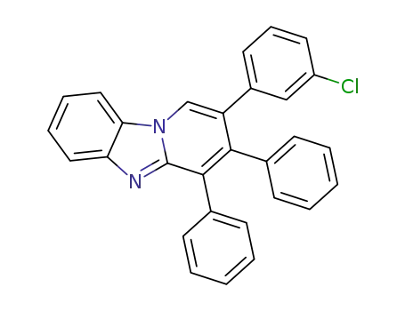 2-(4-chlorophenyl)-3,4-diphenylbenzo[4,5]imidazo[1,2-α]pyridine