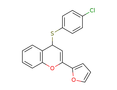4-(4-chlorophenylthio)-2-(furan-2-yl)-4H-chromene