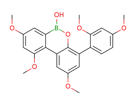 6-hydroxy-2,8,10-trimethoxy-4-(2,4-dimethoxyphenyl)dibenz[c,e][1,2]opxaborinin