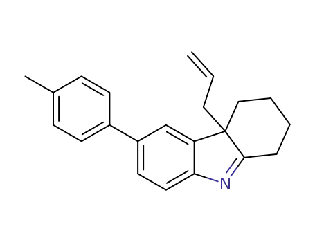 Molecular Structure of 1423039-48-8 (4a-allyl-6-p-tolyl-2,3,4,4a-tetrahydro-1H-carbazole)