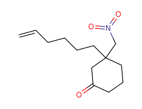 3-(hex-5-en-1-yl)-3-(nitromethyl)cyclohexanone