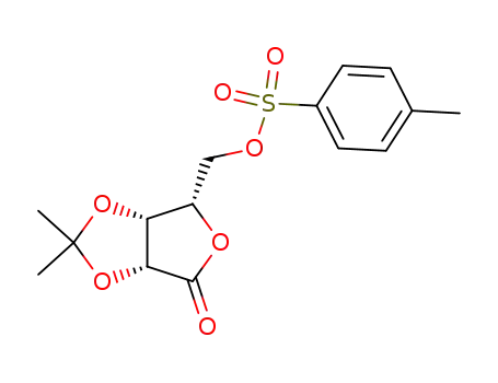 Molecular Structure of 152139-46-3 (2,3-O-Isopropylidene-5-O-(p-tolylsulfonyl)-L-lyxono-1,4-lactone)