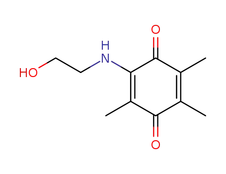 2,5-Cyclohexadiene-1,4-dione,
2-[(2-hydroxyethyl)amino]-3,5,6-trimethyl-
