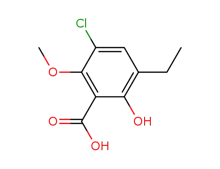 3-Chloro-5-ethyl-6-hydroxy-2-methoxybenzoic acid