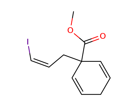2,5-Cyclohexadiene-1-carboxylic acid, 1-(3-iodo-2-propenyl)-, methyl ester, (Z)-