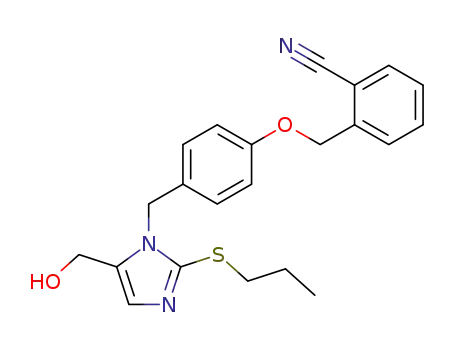Benzonitrile,
2-[[4-[[5-(hydroxymethyl)-2-(propylthio)-1H-imidazol-1-yl]methyl]phenoxy
]methyl]-
