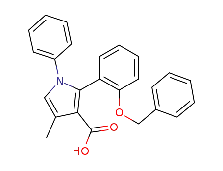 1H-Pyrrole-3-carboxylic acid,
4-methyl-1-phenyl-2-[2-(phenylmethoxy)phenyl]-