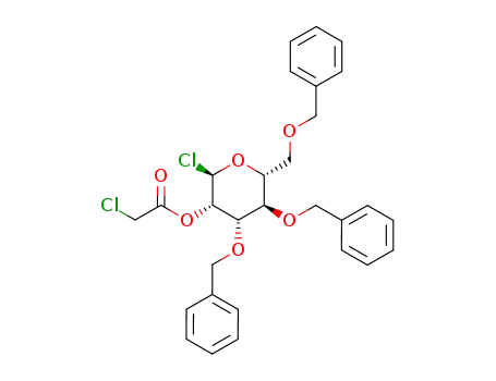 3,4,6-tri-O-benzyl-2-O-chloroacetyl-α-D-mannopyranosyl chloride