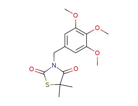 5,5-Dimethyl-3-(3,4,5-trimethoxy-benzyl)-thiazolidine-2,4-dione