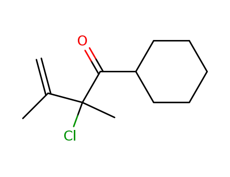2-Chloro-1-cyclohexyl-2,3-dimethylbut-3-en-1-one