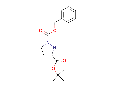 Molecular Structure of 111709-24-1 (1,3-Pyrazolidinedicarboxylic acid, 3-(1,1-dimethylethyl)
1-(phenylmethyl) ester)