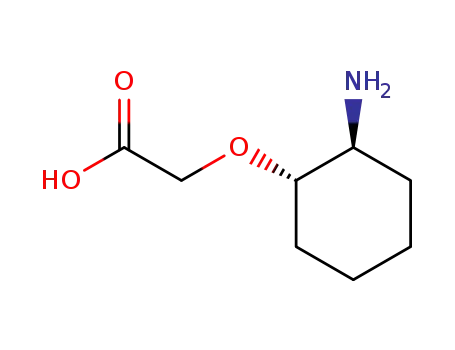 Molecular Structure of 780008-21-1 (Acetic acid, [(2-aminocyclohexyl)oxy]-, (1S-trans)- (9CI))
