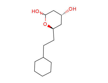 (4R,6R)-6-(2-Cyclohexyl-ethyl)-tetrahydro-pyran-2,4-diol
