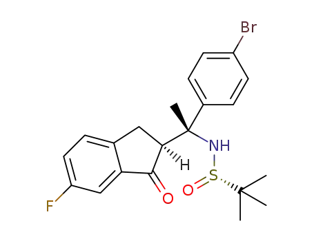 Molecular Structure of 1616493-84-5 (C<sub>21</sub>H<sub>23</sub>BrFNO<sub>2</sub>S)