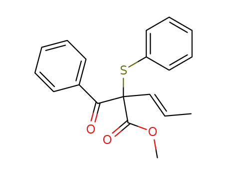(E)-methyl 2-benzoyl-2-phenylthiopent-3-enoate