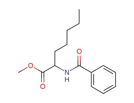 Heptanoic acid, 2-(benzoylamino)-, methyl ester, (S)-
