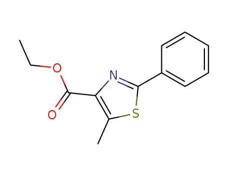 4-Thiazolecarboxylic acid, 5-methyl-2-phenyl-, ethyl ester
