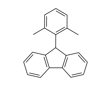 Molecular Structure of 18153-41-8 (9H-Fluorene, 9-(2,6-dimethylphenyl)-)