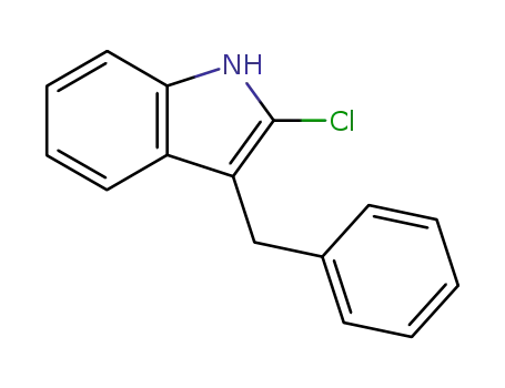 Molecular Structure of 74873-29-3 (3-Benzyl-2-chloro-1H-indole)