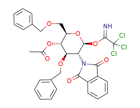 4-O-acetyl-3,6-di-O-benzyl-2-deoxy-2-phthalimido-β-D-glucopyranosyl trichloroacetimidate