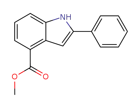 2-PHENYL-1H-INDOLE-4-CARBOXYLIC ACID METHYL ESTER