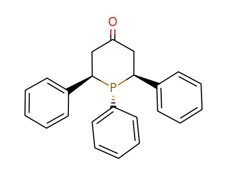 r-1,trans-2(e),6(e)-triphenyl-4-phosphorinanone