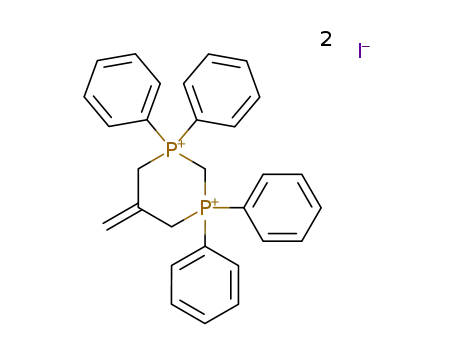 5-Methylene-1,1,3,3-tetraphenyl-1,3-diphosphoniacyclohexane Diiodide