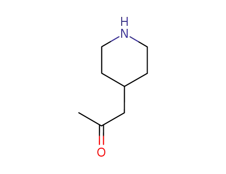 Molecular Structure of 106140-41-4 (2-Propanone, 1-(4-piperidinyl)- (9CI))