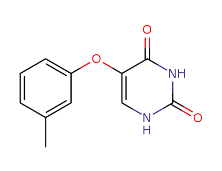 2,4(1H,3H)-Pyrimidinedione, 5-(3-methylphenoxy)-