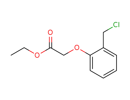 Molecular Structure of 111080-49-0 (o-(ethoxycarbonylmethoxy)benzyl chloride)