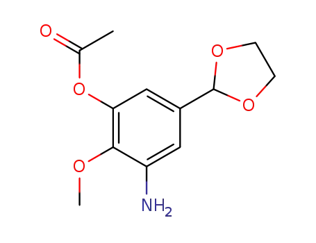 2-(3-acetoxy-5-amino-4-methoxyphenyl)dioxolane