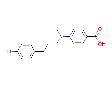 Benzoic acid, 4-[[3-(4-chlorophenyl)propyl]ethylamino]-