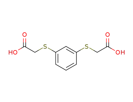 Molecular Structure of 20084-31-5 (Acetic acid, 2,2'-[1,3-phenylenebis(thio)]bis-)