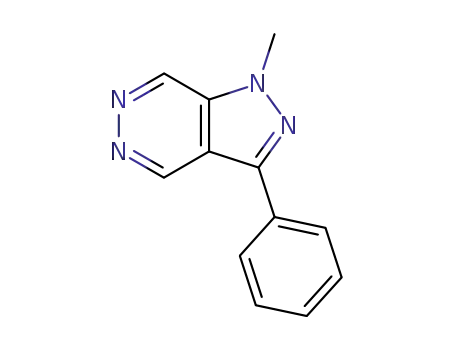 1H-Pyrazolo[3,4-d]pyridazine, 1-methyl-3-phenyl-