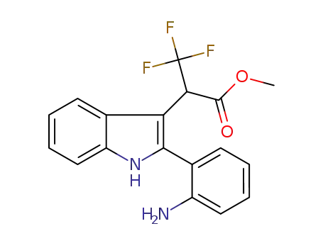 methyl 2-[2-(2-aminophenyl)-1H-indol-3-yl]-3,3,3-trifluoropropanoate