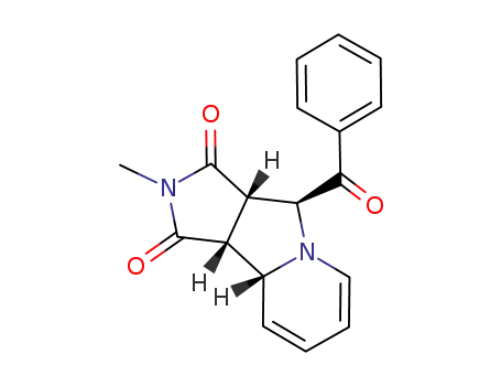 (3aS,4S,9aR,9bR)-4-Benzoyl-2-methyl-3a,4,9a,9b-tetrahydro-pyrrolo[3,4-a]indolizine-1,3-dione