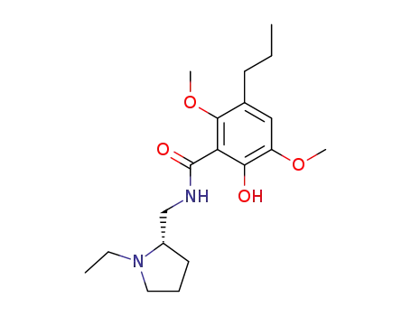N-((S)-1-Ethyl-pyrrolidin-2-ylmethyl)-2-hydroxy-3,6-dimethoxy-5-propyl-benzamide
