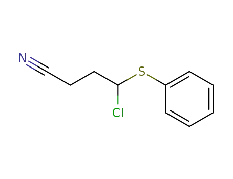 Butanenitrile, 4-chloro-4-(phenylthio)-