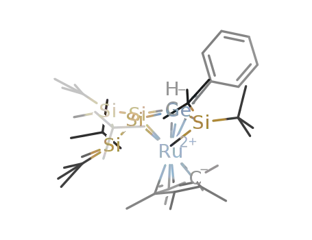 (η<sup>5</sup>-1,2,3-tris[di-tert-butyl(methyl)silyl]-4-phenyl-1,2-disila-3-germacyclopentadienyl)(η5-pentamethylcyclopentadienyl)ruthenium