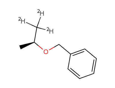 (+)-O-Benzyl-<1D(3)>-propanol-(2)