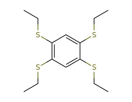 Benzene, 1,2,4,5-tetrakis(ethylthio)-