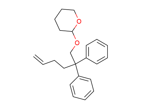 2H-Pyran, 2-[(2,2-diphenyl-5-hexenyl)oxy]tetrahydro-