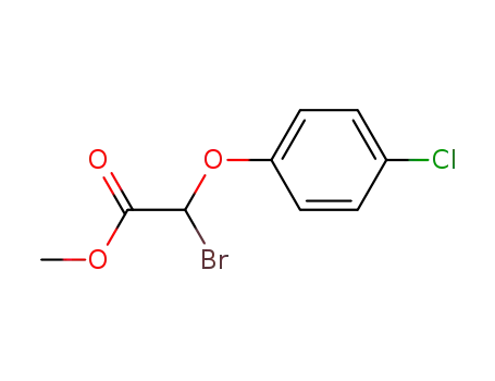 Molecular Structure of 87651-67-0 (Bromo-(4-chloro-phenoxy)-acetic acid methyl ester)