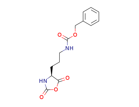 Carbamic acid, N-[3-[(4S)-2,5-dioxo-4-oxazolidinyl]propyl]-, phenylmethyl ester CAS No.13296-21-4