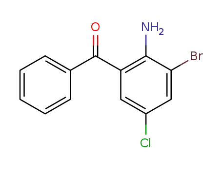 (2-amino-3-bromo-5-chlorophenyl)(phenyl)methanone