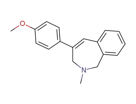 2,3-dihydro-4-(4-methoxyphenyl)-2-methyl-1H-2-benzazepine