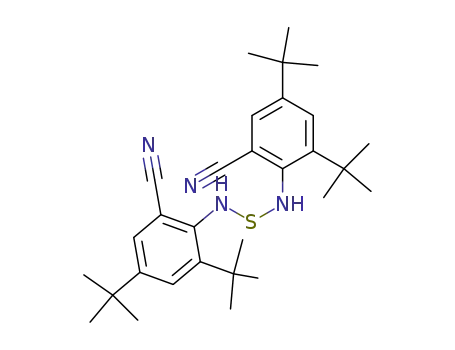Sulfoxylic diamide, N,N'-bis[2-cyano-4,6-bis(1,1-dimethylethyl)phenyl]-