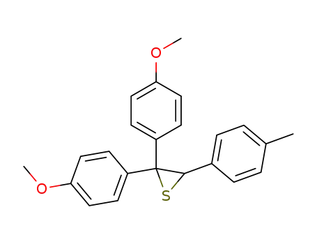 2,2-Bis-(4-methoxy-phenyl)-3-p-tolyl-thiirane