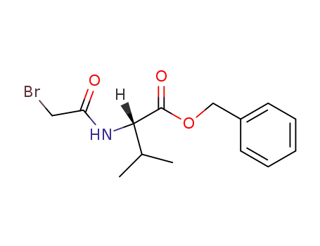 Molecular Structure of 77434-37-8 (bromoacetyl valine benzyl ester)